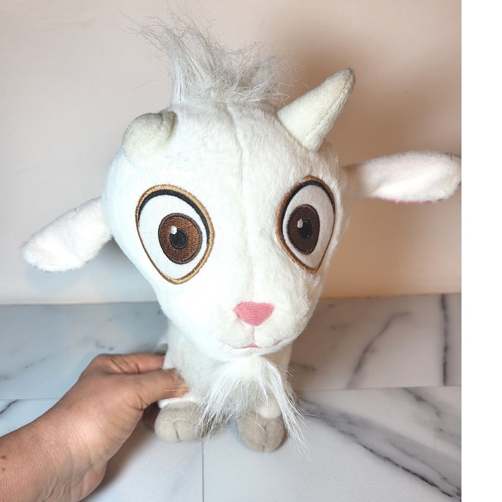 Despicable Me  Lucky the Unigoat Plush Minion Made White Goat Stuffed Animal 11"